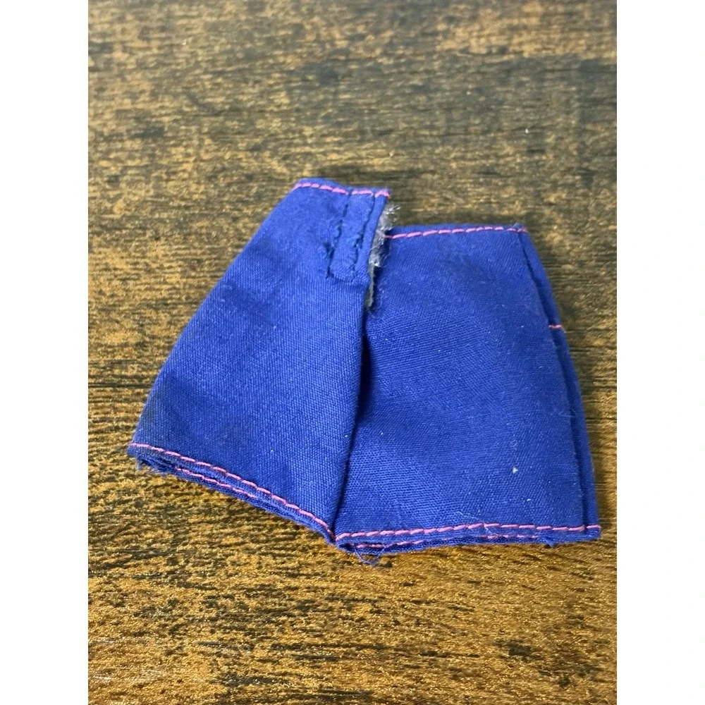 Mattel‎ Barbie Doll Clothes - Barbie Blue Shorts Pink Trim